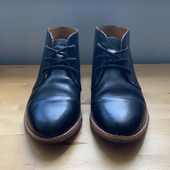 Clarks Originals classic black leather Desert ankle boots - Women’s 6.5 - Picture 14 of 14